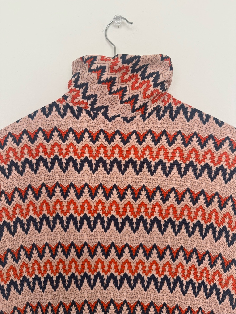 Vintage Quarter Zip Mock Neck Top Cover Up Tunic Size 18 (M) Coastal Grandmother - Picture 12 of 13
